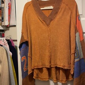 Free People Magic Number Pullover Small